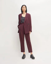 The Japanese GoWeave Way-High® Tapered Pant | Burgundy