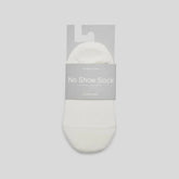 The Organic Cotton No-Show Sock 3-Pack | White