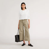 The Way-High® Gardener Cropped Jean | Moss