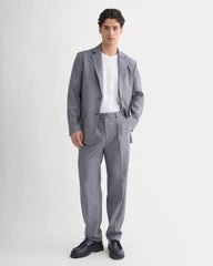 Tropical Wool Blazer | Heathered Grey