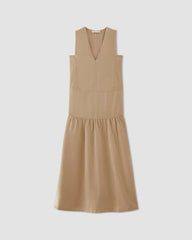 The TENCEL™ V-Neck Dress | Cornstalk