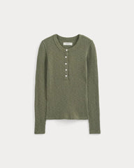 The Cozy Rib Henley | Kalamata