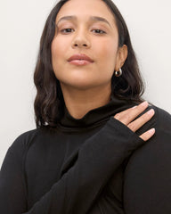 The Air Turtleneck | Black