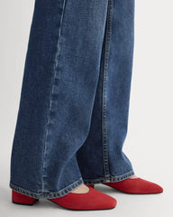 The Ballet Pump | Classic Red Suede
