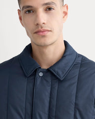 ReNew Vertical-Quilted Jacket | Navy