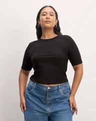 The Shimmy Tee | Black