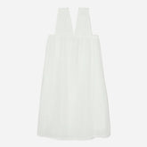 The Eyelet Smock Dress | White