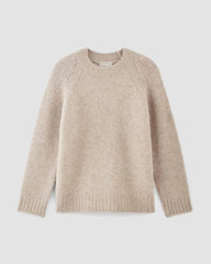 The SuperFuzz Alpaca Crew | Light Oat