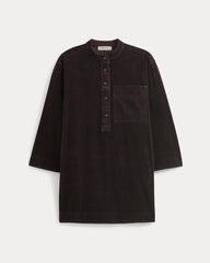 The Corduroy Mini Dress | Dark Chocolate