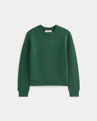 Double Knit Crew in Cotton Merino | Hunter Green
