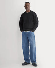 Lightweight Terry Sweatshirt | Black