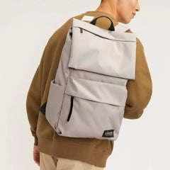 The ReNew Transit Backpack | Warm Quartz (with label)