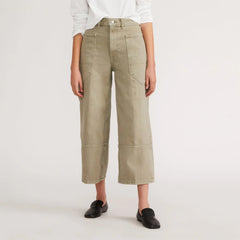 The Way-High® Gardener Cropped Jean | Moss