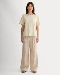 The Boyfriend Tee in Essential Cotton | Parchment