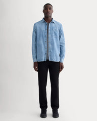 The Relaxed 4-Way Stretch Organic Jean | Uniform | Black