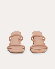 The Double Strap Heel | Blush Tan