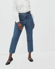 The '90s Cheeky Hourglass Jean | Medium Blue Wash | 28.5" Inseam