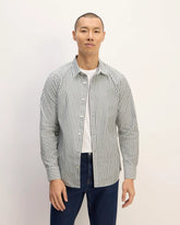The Supima® Poplin Shirt | Optic White / Black