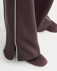 Luxe Fleece Track Pant | Dark Chocolate