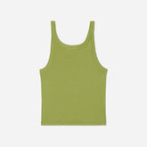 The Pima Micro-Rib Short Tank | Pepper
