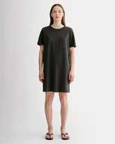 The Organic Cotton Weekend Tee Dress | Washed Black