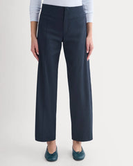 Tailored Drape Seam Pant | Navy
