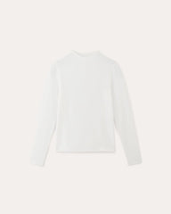 The Form Funnel-Neck Tee | White