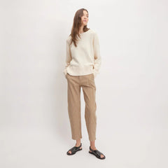 The Utility Barrel Pant | Toasted Coconut / Bone | Regular