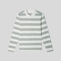 The Premium-Weight Rugby Shirt | Seagrass / Canvas Tan
