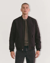 The Quilted Bomber | Black