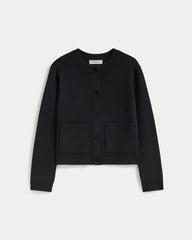 The Crew Cardigan in Everyday Cotton | Black