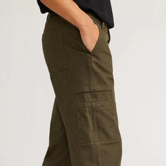 The Organic Cotton Herringbone Refined Cargo | Beech