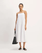 The Gauze Tiered Dress | White