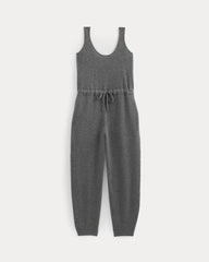 Cashmere Lounge Jumpsuit | Heather Charcoal