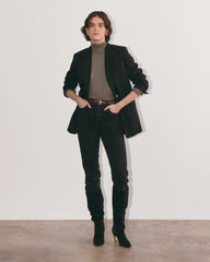 The Turtleneck in Ultrasoft Merino | Heather Cocoa