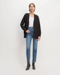 The Felted Merino Cocoon Cardigan | Black