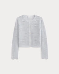 Lace-Knit Cardigan | Skywriting