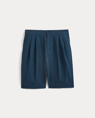 Pleated Easy Short | Midnight Navy
