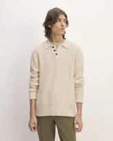 The Cotton Chunky Rib Polo | Canvas