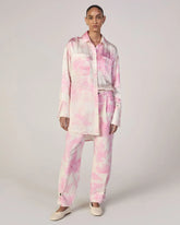 The Everlane x Marques' Almeida Canvas Oversized Barrel Pant | Pink Tie-Dye