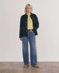 The Funnel Neck in Cotton Cashmere | Parsnip