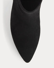 Studio Kitten Heel Bootie | Black Suede