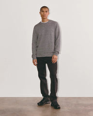 The Classic Sweater in Everyday Cotton | Canvas / Black Twist