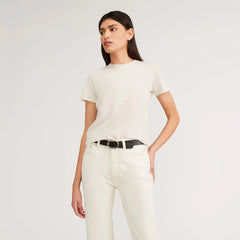 The Organic Cotton Crew Tee | Heathered Oat