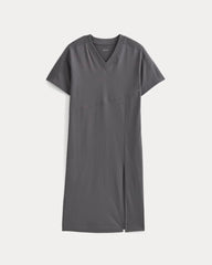 Weekend Tee Midi Dress | Charcoal Grey