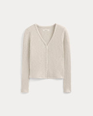 The Cozy Rib Cardigan | Peyote / Bone