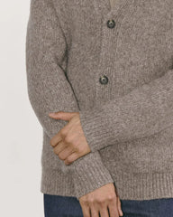 The Cloud Relaxed Cardigan | Taupe Melange