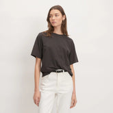 The Organic Cotton Raglan Tee | Vintage Black