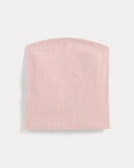 The Seersucker Tube Top | Soft Orange