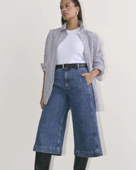 The Denim Culotte | New Blue